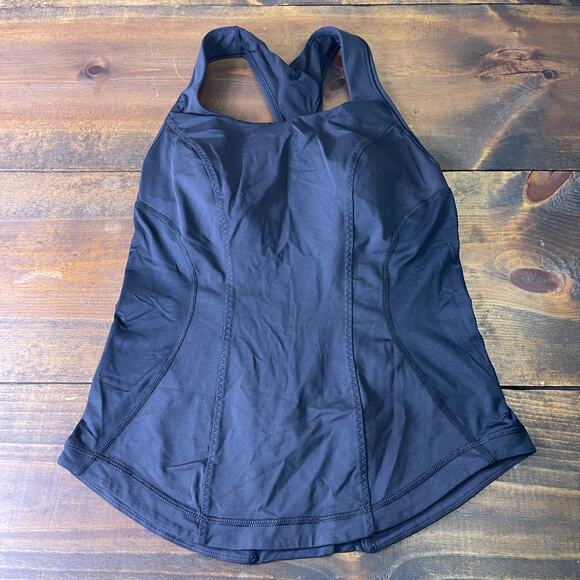 Lululemon LOT of 3 Black Red Lavender Tank Top T shirt Athletic Tops Women's 6 - Picture 2 of 13